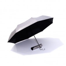 UV Coated Full Windproof Foldable Umbrella (Black)