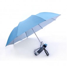 2 Fold, Windproof, Foldable Golf Umbrella (Light Blue)-HKGFA26PSW-LB