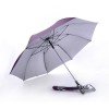2 Fold, Windproof, Foldable Golf Umbrella (Purple)-HKGFA26PSW-PUR