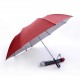 2 Fold, Windproof, Foldable Golf Umbrella (Red)-HKGFA26PSWRED