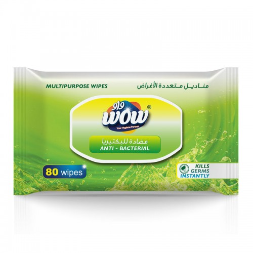 WOW Anti-Bacterial Wet Wipes