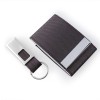 Voyaran Double Side Name Card Holder with Keychain