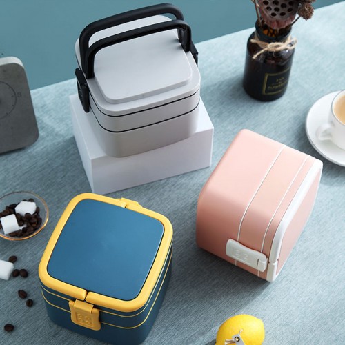 Double Layer Square Lunch Box