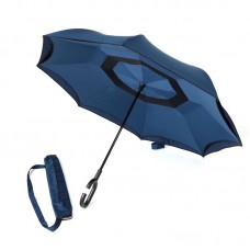 Reverse umbrella. Unique yet functional (Navy Blue)