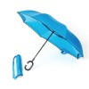 Reverse umbrella. Unique yet functional (Light Blue)