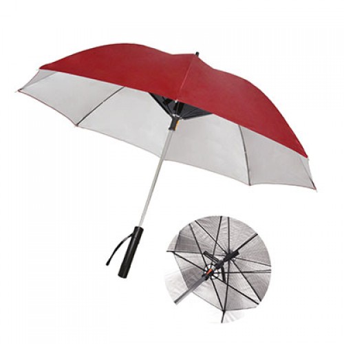 table umbrella with fan