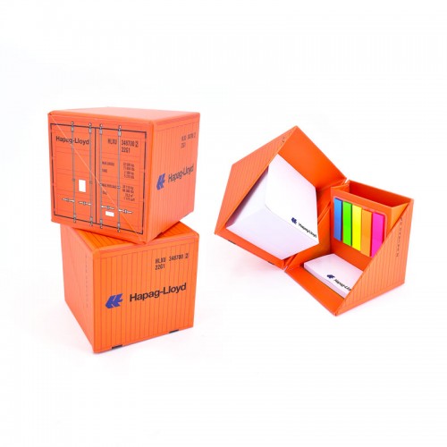 Customized Cube Box with Memo Notepads and Pen Holder