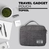 Adjustable Padded Divider Travel Gadget Organizer Pouch