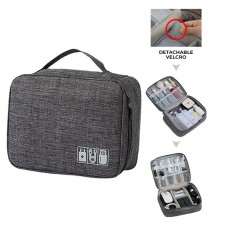 Adjustable Padded Divider Travel Gadget Organizer Pouch